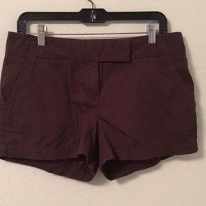 J. Crew chino twill brown shorts